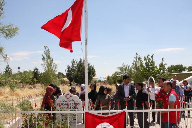 15 Temmuz şehidi Çoban mezarı başında anıldı