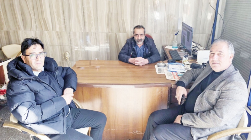 AK Parti Ergani İlçe Başkanı Gazetemizi Ziyaret Etti