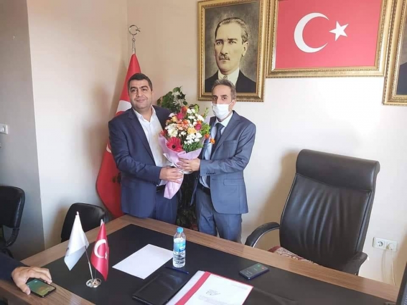 AK Parti Ergani İlçe Başkanlığında devir teslim