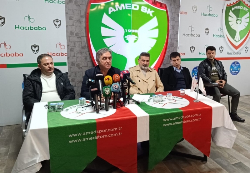 Amedspor’da bir istifa bir kadro dışı...