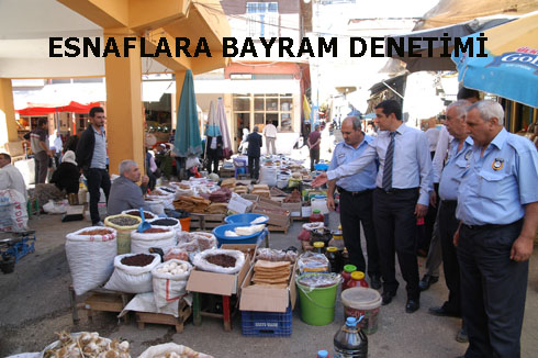 ESNAFLARA BAYRAM DENETiMi