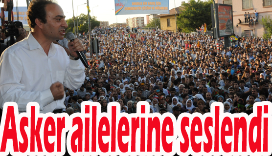 Baydemir: Asker ailelerine seslendi