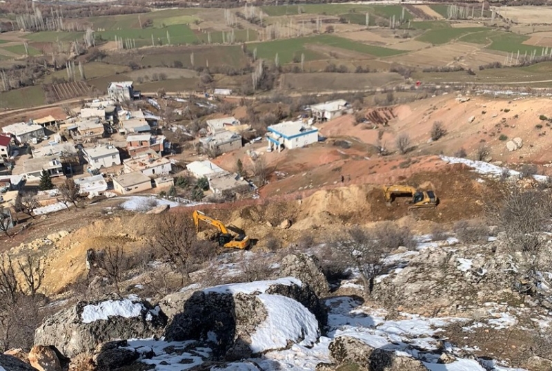 Dalipek Mezrası sakinleri, büyük bir tehlikeyi atlattı!