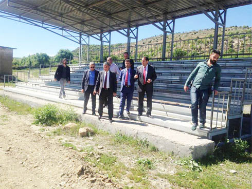 Dicle'de spor tesislerine inceleme