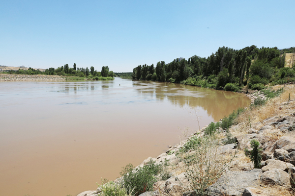 DİCLE NEHRİ KIYISINDA ÇALIŞMA