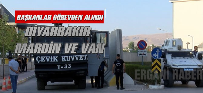 Diyarbakır, Van ve Mardin belediyelerine operasyon