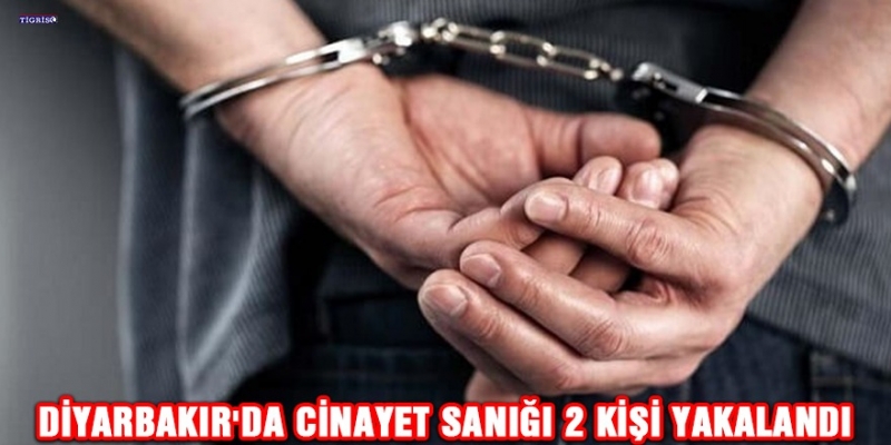 Diyarbakır'da cinayet sanığı 2 kişi yakalandı