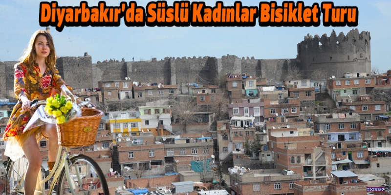 Diyarbakır’da 'Süslü Kadınlar Bisiklet Turu'