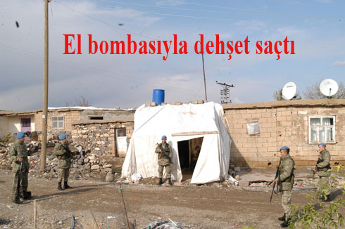 El bombasıyla dehşet saçtı