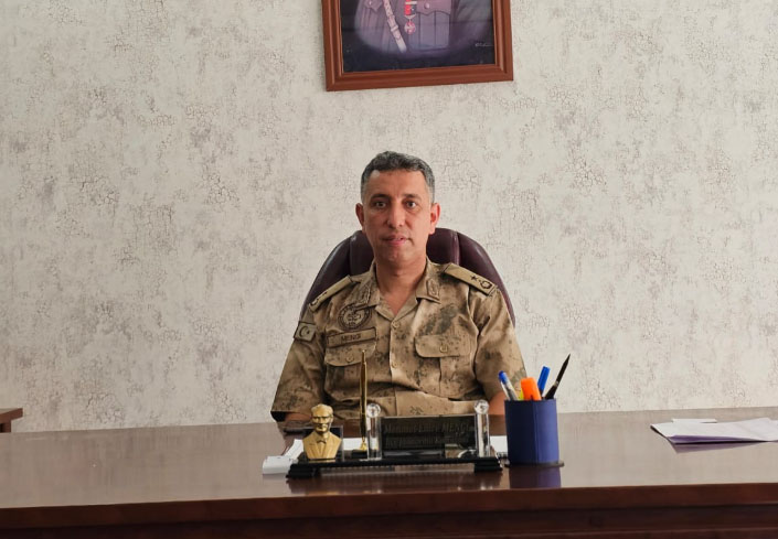 Ergani İlçe Jandarma Komutanı Değişti
