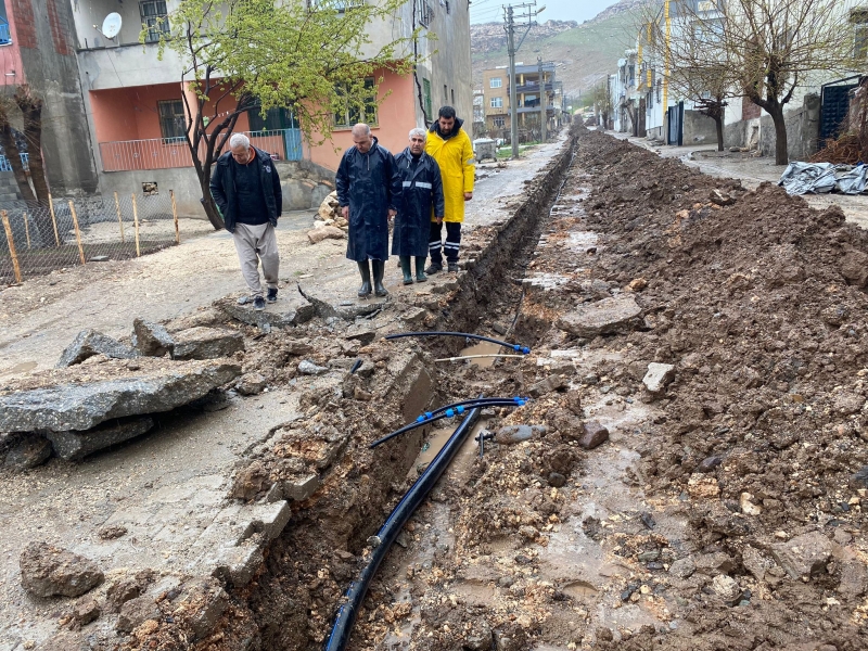 Ergani Şirinevler Mahallesinin Su İhtiyacı Karşılanıyor