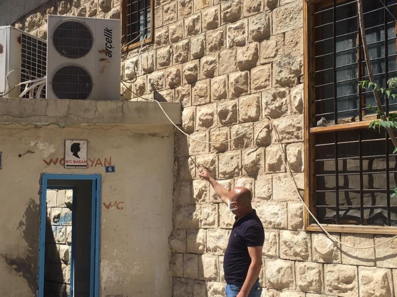 Ergani'de camiden kablo hırsızlığı