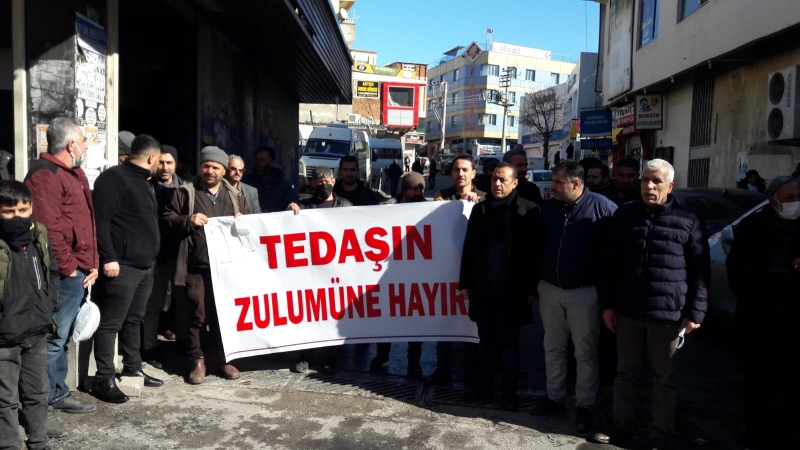Ergani'de elektrik zamları protesto edildi