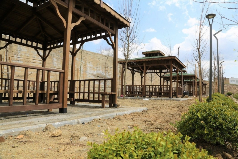 Ergani’de Millet Bahçesinin yapım çalışmaları sürüyor
