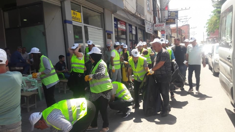Ergani’de Temizlik Kampanyası başladı