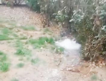 Ergani'de tonlarca su israf ediliyor!