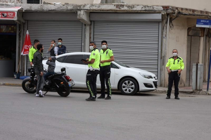 Ergani'de trafik uygulaması 