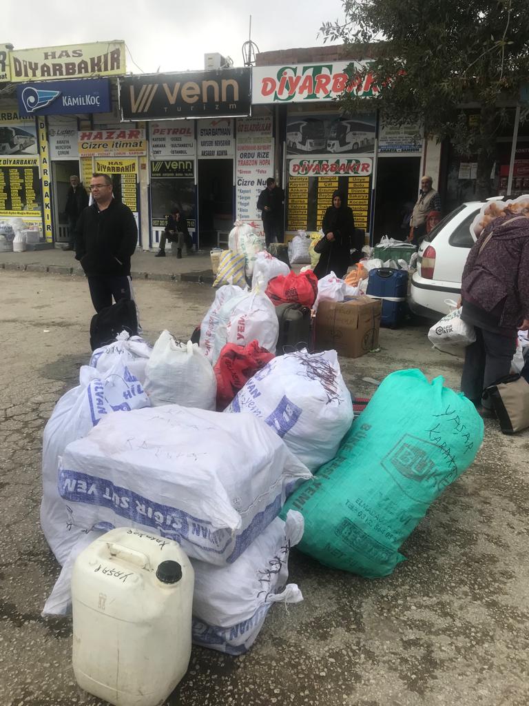 Ergani’den batı illerine kışlık yiyecek takviyesi