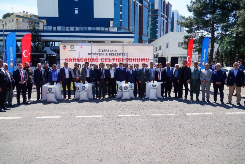 Erganili çiftçilere çeltik tohumu desteği  