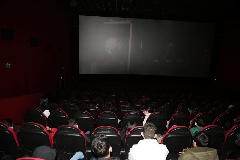 Erganili dezavantajlı çocuklar, 'Kesişme: İyi ki Varsın Eren' filmini izledi