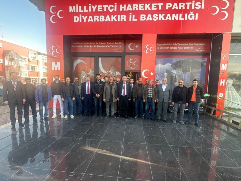 Ergani’li Pazar Esnafından MHP’li Arslan’a Ziyaret!