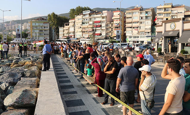 Gemlik sahilinde kadın cesedi bulundu