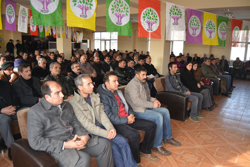 HDP'DEN HALK TOPLANTISI