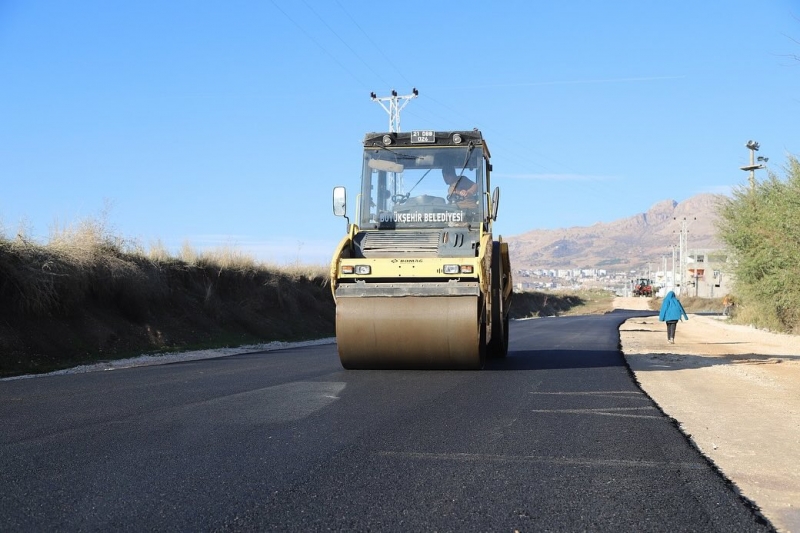 İstasyon Mahallesinde Asfalt Çalışması