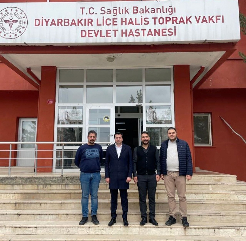 Kaymakam Evlice'den hastane ziyareti  