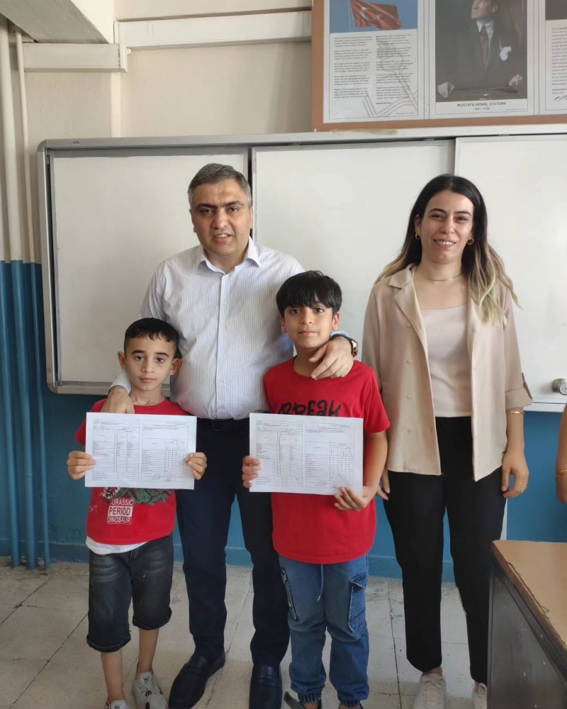 Kaymakam, karne sevincine ortak oldu