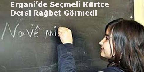 Erganiç™de Seçmeli Kürtçe Dersi Rağbet Görmedi