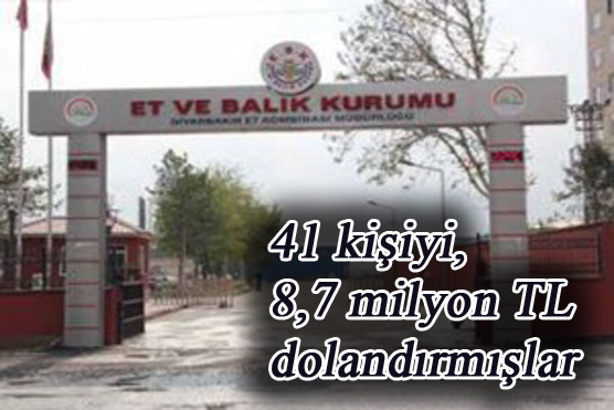 41 kişiyi, 8,7 milyon TL dolandırmışlar