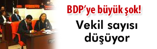 BDP bir milletvekili eksiliyor