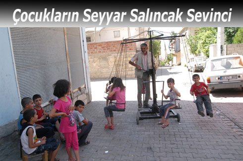 A‡ocukların Seyyar Salıncak Sevinci