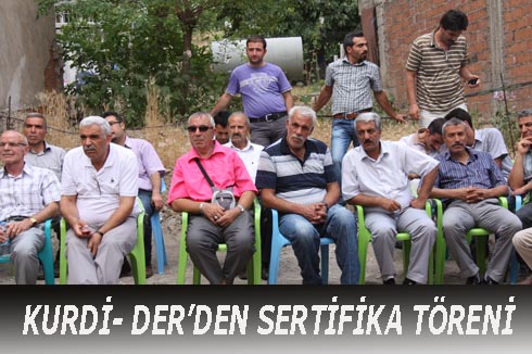 KURDi- DERç™DEN SERTiFiKA TA–RENi