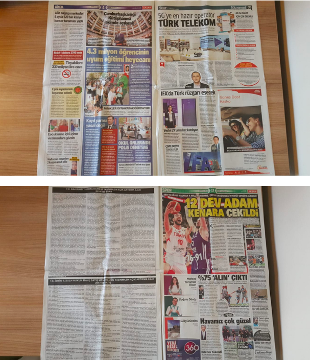 Star Gazetesi'nin içinden Akşam'ın sayfaları çıktı