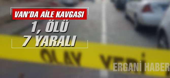 Van'da aileler çatıştı:1 ölü, 7 yaralı