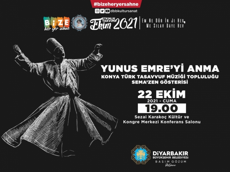 Yunus Emre’yi anma gecesi düzenlenecek 