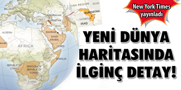 Amerikan gazetesinden 'Dünya Haritası'!