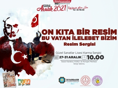 “10 Kıta Bir Resim Bu Vatan İlelebet Bizim” resim sergisi açılacak