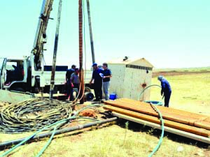 Erganiç™de Alt Yapı A‡alışmaları