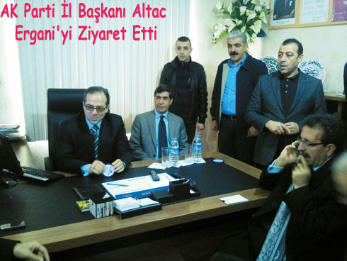 AK Parti il Başkanı Altac Ergani'yi Ziyaret Etti