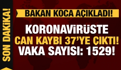 Bakan Koca son durumu açıkladı: Koronavirüste 7 can kaybı