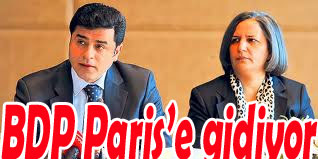 BDP Eşbaşkanları Paris'e gidiyor