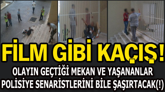 Diyarbakır'da Film gibi kaçış!