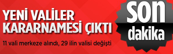 29 ilin valisi degişti