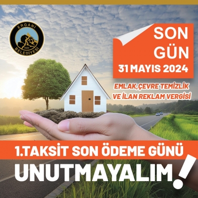 ÇEVRE TEMİZLİK VERGİSİ İÇİN SON GÜN 31 MAYIS