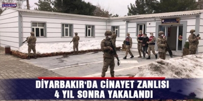 Cinayet zanlısı 4 yıl sonra Ergani'de yakalandı