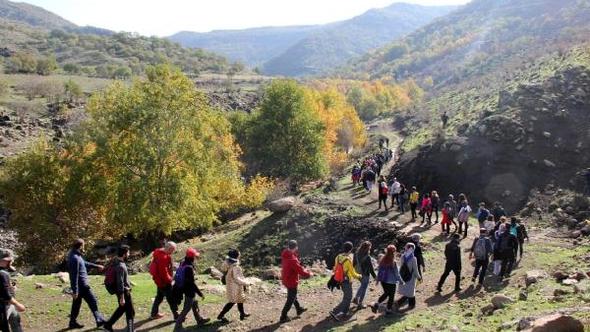 Sağlanan huzurla Diyarbakır, dağcı sporcuların akınına uğradı
