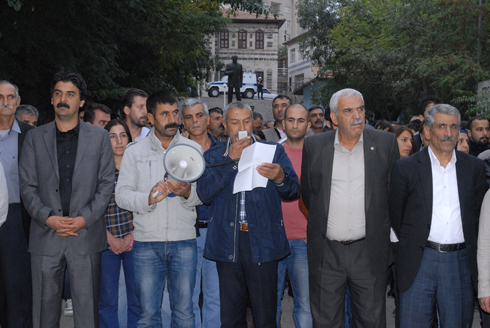 ERGANi'DE KOBANE PROTESTOSU